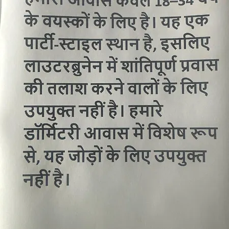 Schutzenbach Backpackers For Adults 18-34 Years Only