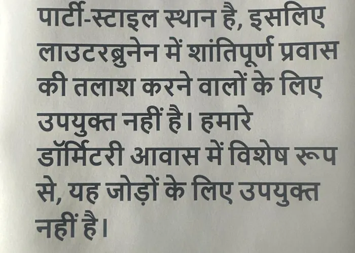 Schutzenbach Backpackers For Adults 18-34 Years Only